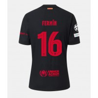 Camiseta Barcelona Fermin Lopez #16 Segunda Equipación Replica 2024-25 mangas cortas